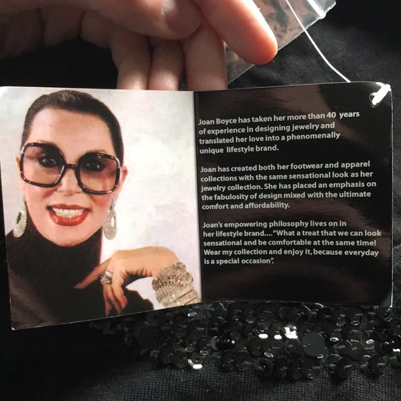 Joan Boyce black sleeveless sequined tank top. Brand New Size Medium. - Picture 7 of 10